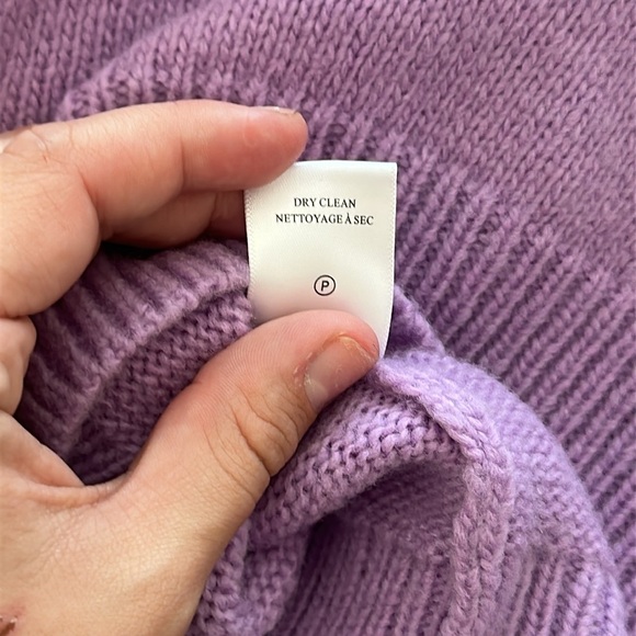 NWT $495 A.L.C. Women's Purple Taryn Wool-Blend Turtleneck Knit Sweater Size XS - Picture 6 of 9